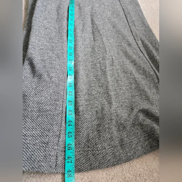 FREE PEOPLE NWT Wool Blend Long Grey Knit Longline Jacket/ Coatigan. Size Large - Picture 15 of 16